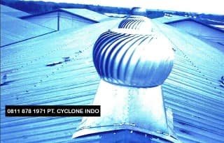 Pemasangan Turboair Turbine Ventilator proyek 105